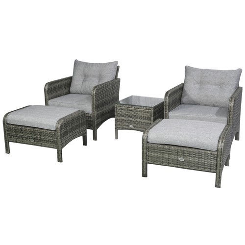 Piece outdoor rattan - 5-piece,