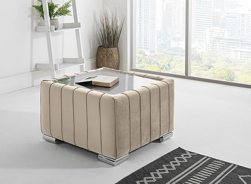Velvet coffee table - , with