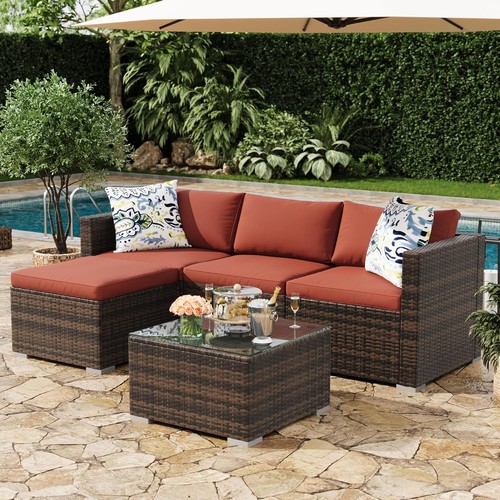 Piece outdoor sectional sofa - outdoor,