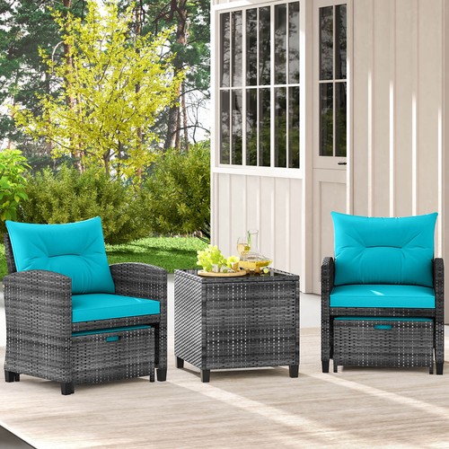Piece patio rattan - 5,