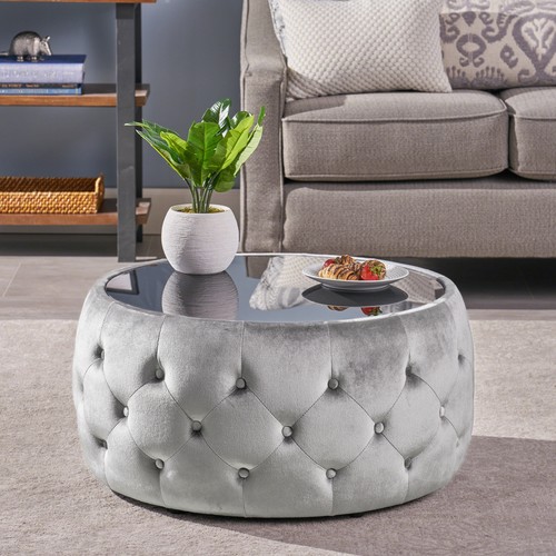 Modern round home velvet - in,