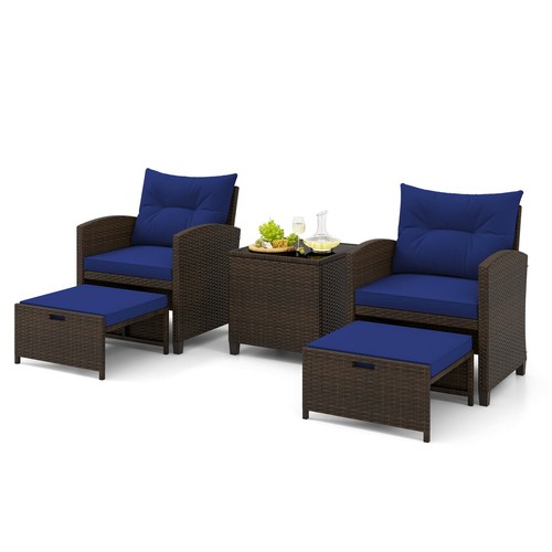 Psc patio wicker cushioned - wicker,