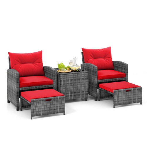 Piece patio rattan furniture - piece,