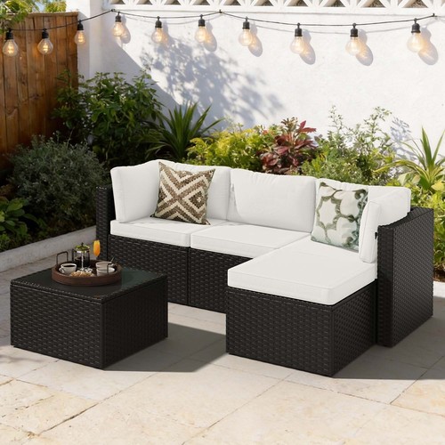 Piece black rattan - black,
