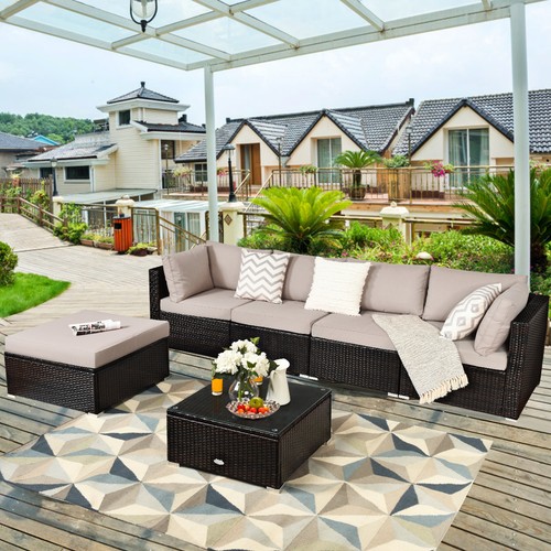 Patiojoy 6pcs patio rattan - 6pcs,
