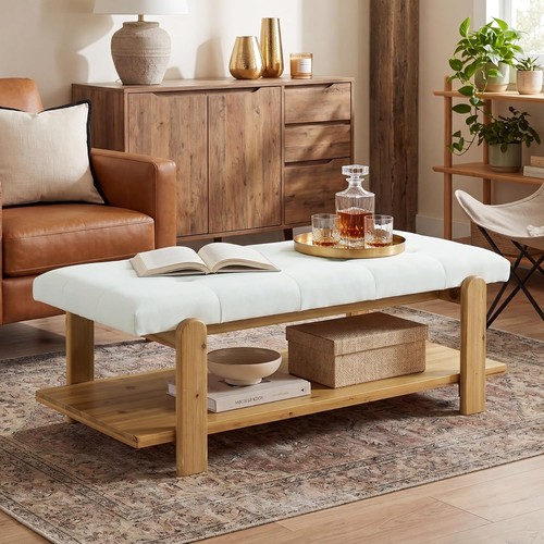 Ottoman coffee table w - table, w/