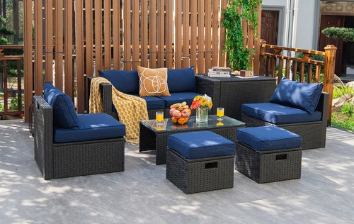 Patiojoy outdoor 8pcs rattan - outdoor,