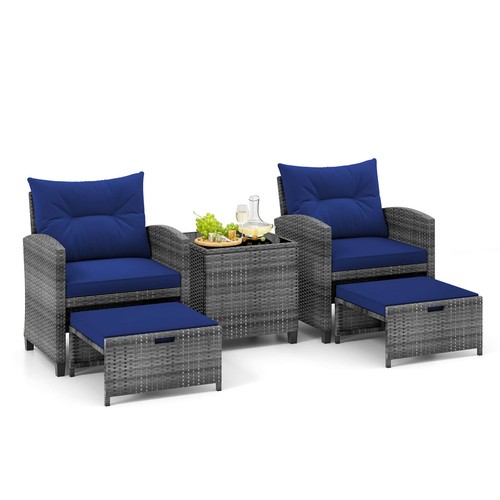 Patio piece rattan furniture - patio,