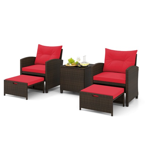 Pcs patio rattan furniture - 5,