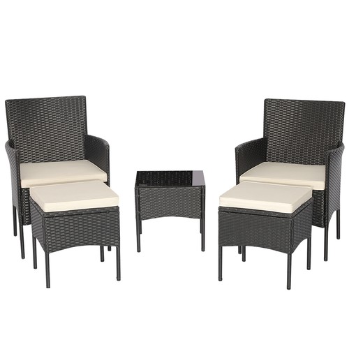Patio 5pcs rattan furniture - 5pcs,